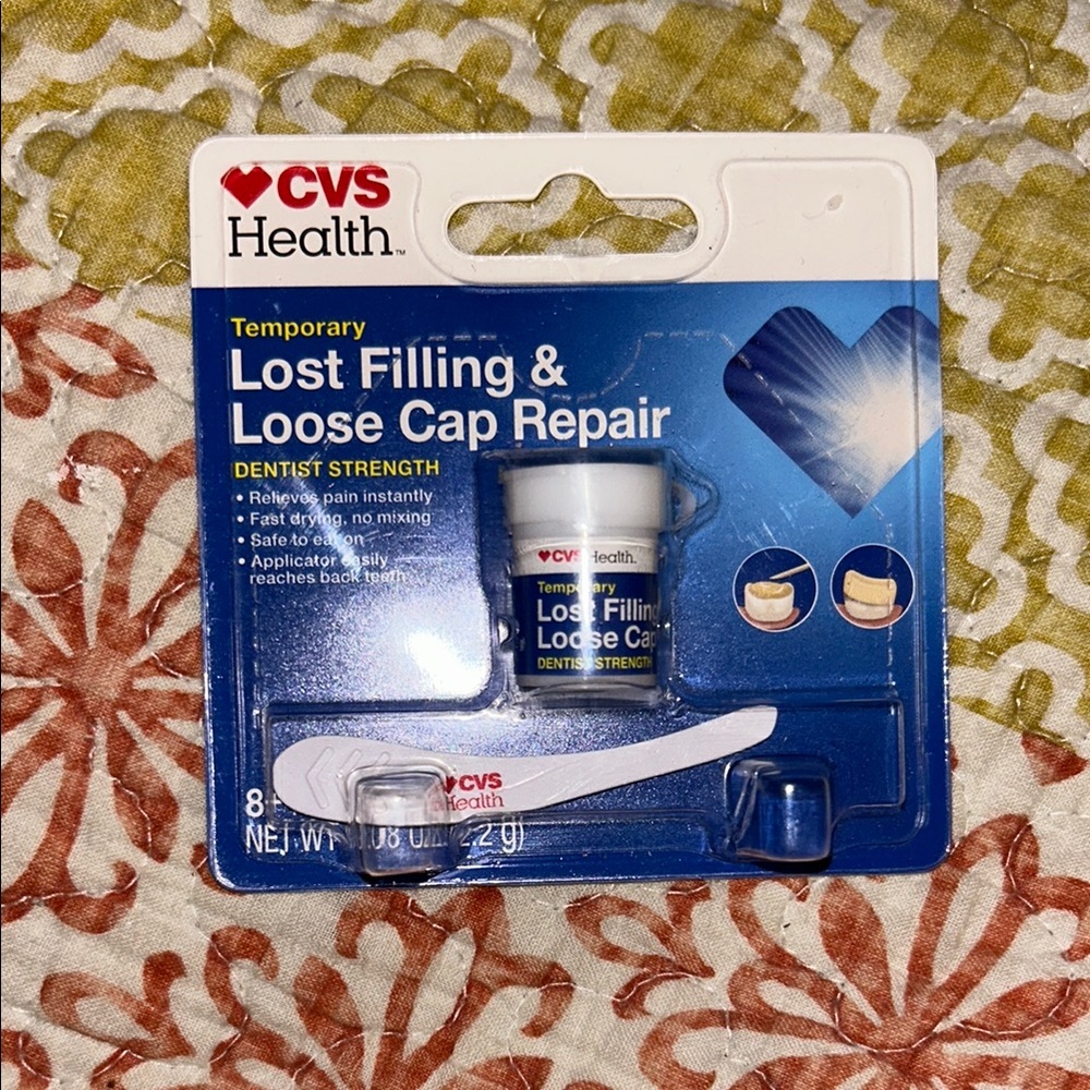 CVS Health Lost Filling & Loose Cap Repair Kit, brand new, never opened